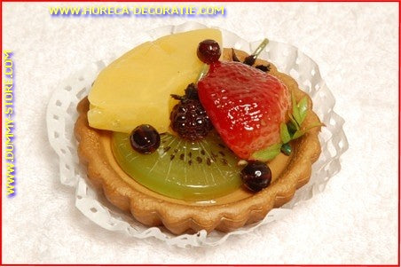 Tarte Kiwi, Ananas, Erdbeere - Ø 80 mm, H: 5,0 cm - tart du
