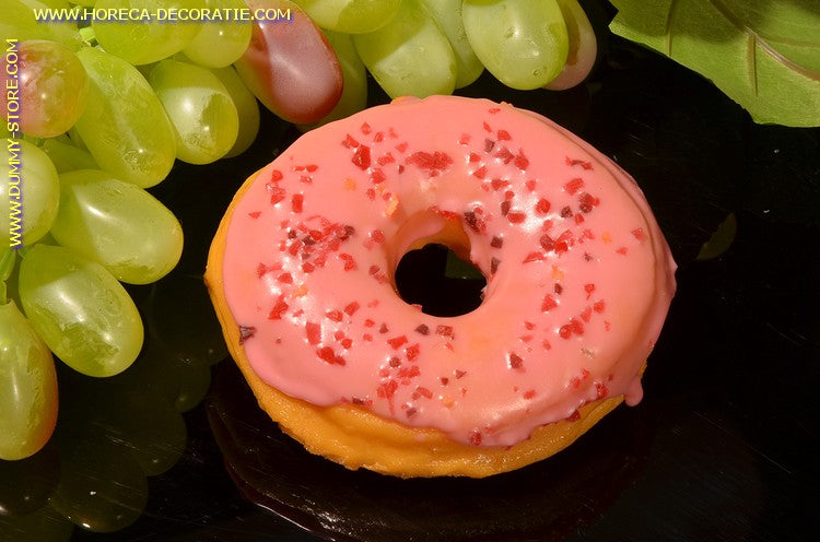 Donut rosa - Nachbildung (9x3 cm) Schnuller
