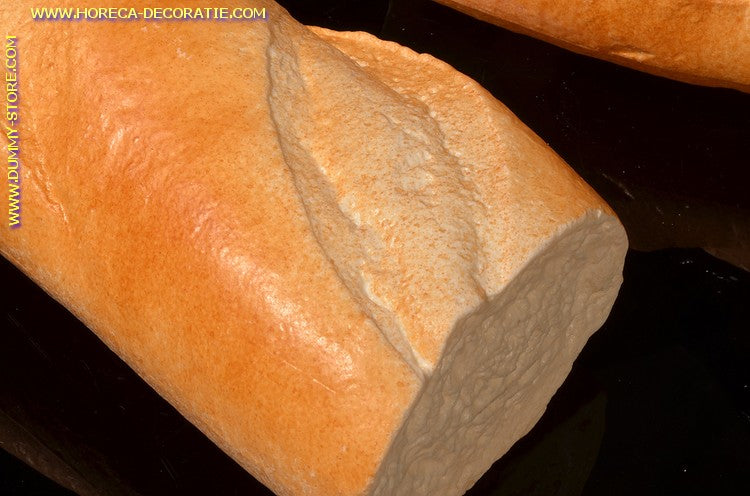 Baguette, 2x Endstück - 180x90 mm - Brotattrappe