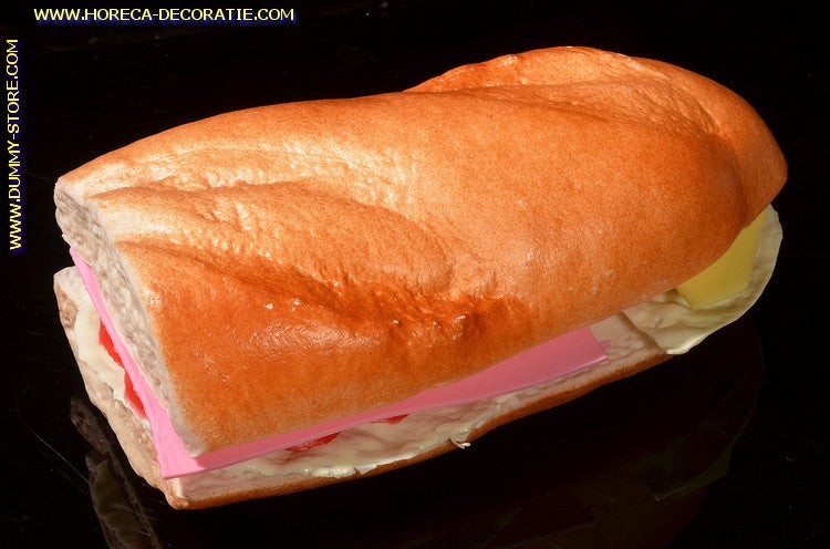 Baguette gefüllt - 185 x 90 mm - Brotattrappe