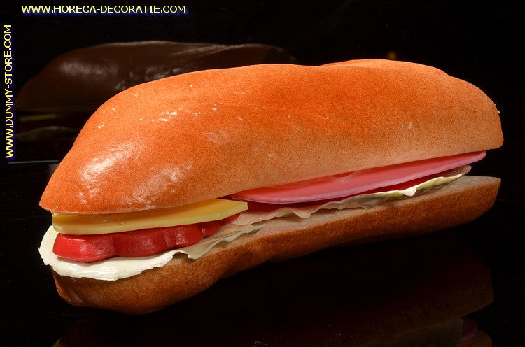 Baguette gefüllt - 185 x 90 mm - Brotattrappe