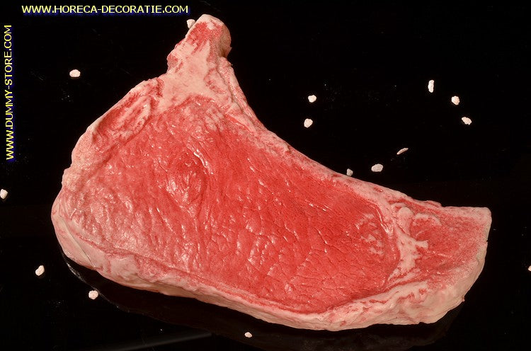 Schweinekotelett, groß - roh - 220x150 mm - Nachbildung