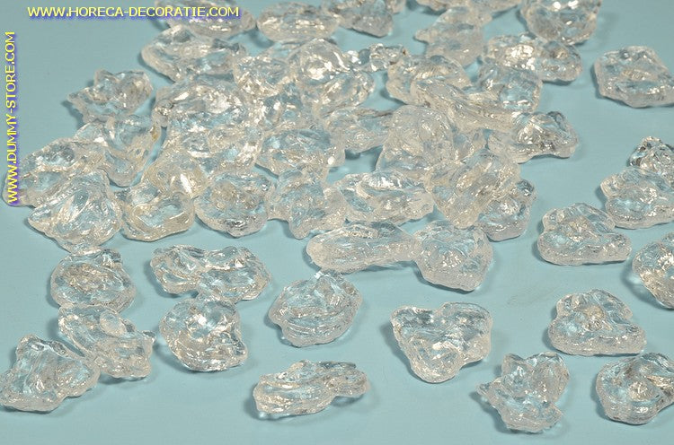 Eiswürfel, Flockeneis, 50 Stück - Attrappe-Imitation