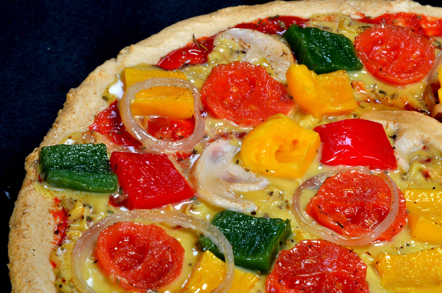 Pizza Vegetarisch - Attrappe 27x1,5 cm