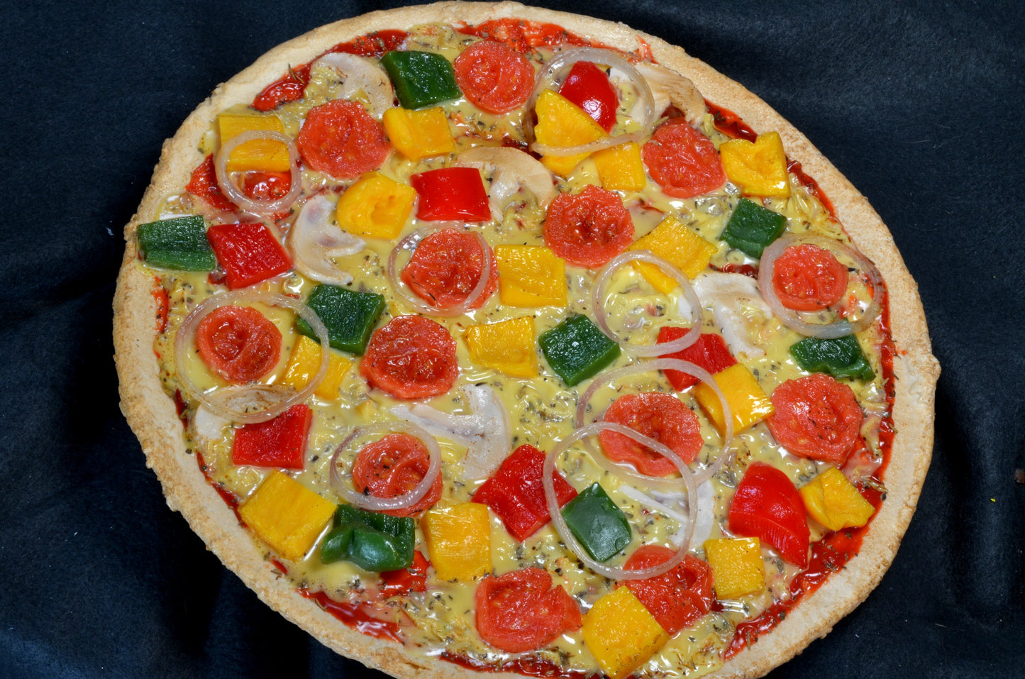Pizza Vegetarisch - Attrappe 27x1,5 cm