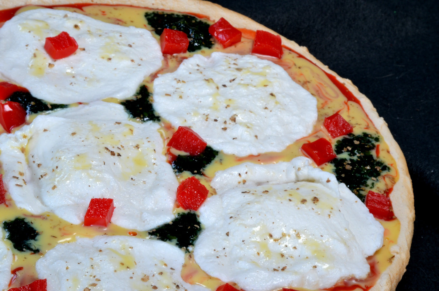 Pizza, Mozzarella 24 cm - DUMMY-Imitat