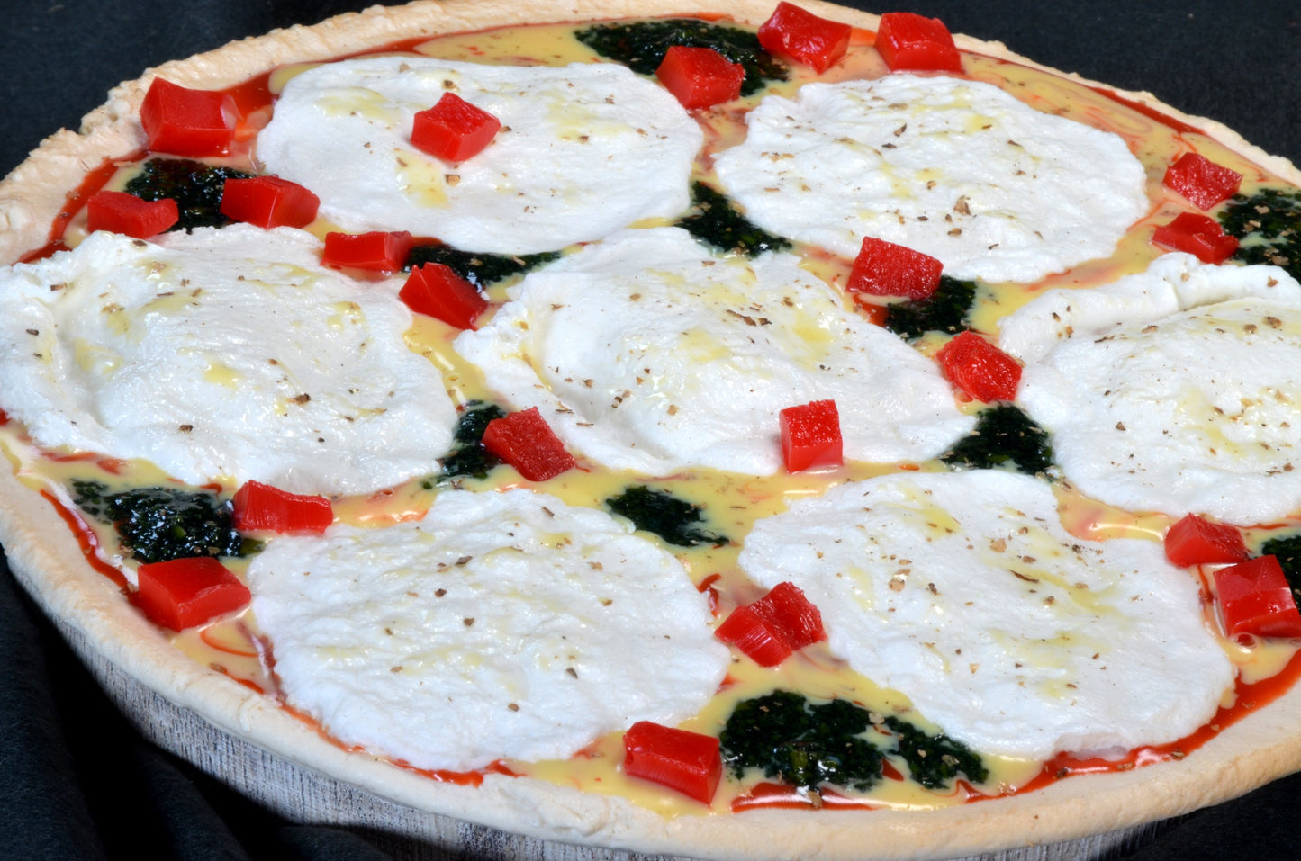 Pizza, Mozzarella 24 cm - DUMMY-Imitat