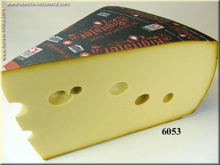 Großlocher Emmentaler, Stück - Attrappe