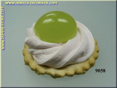 Toast with green grapes - dummy