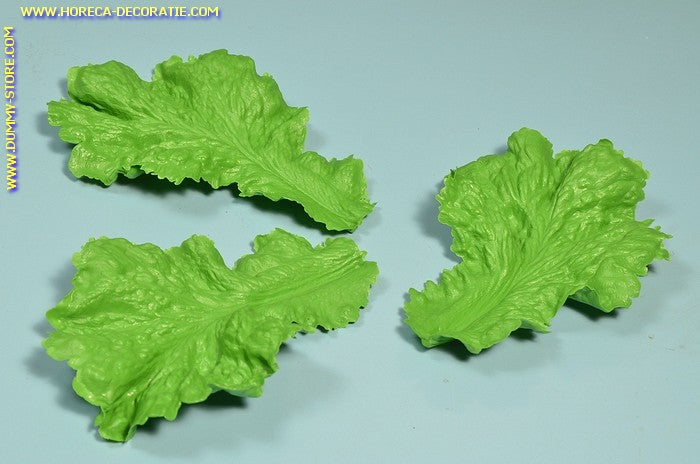 Salatblatt GRÜN, 3 Stück (Imitat) 18x12 cm