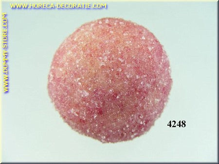 Round pink praline, 3 pieces
