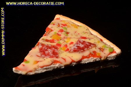 Pizza-, Scheiben-, Salami- und Käseattrappe (11x9 cm)