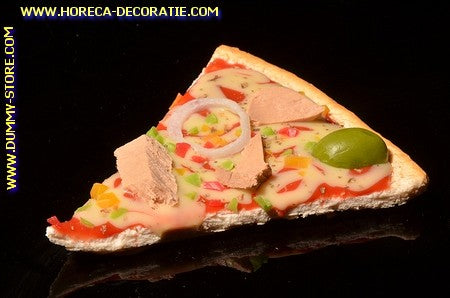 Pizza, Scheibe, Thunfisch - Attrappe (11x9 cm)