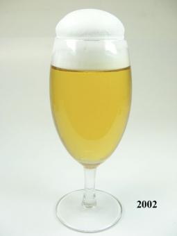 Bierglas auf Fuß (Echtglas) 7x19 cm Attrappe