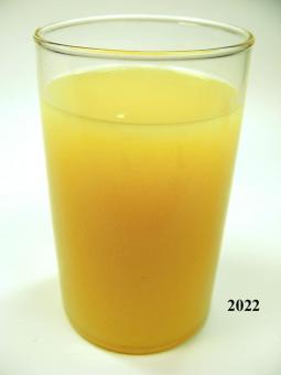 Glas Orangensaft (Echtglas) Attrappe 6,5x10,5 cm