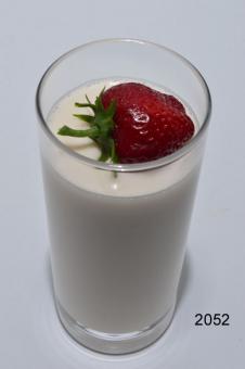 Milchshake (Echtglas) 6,5 x 15 cm Attrappe