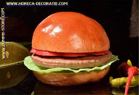 Hamburger-(Brötchen-)Attrappe - Nachbildung 10x75 mm