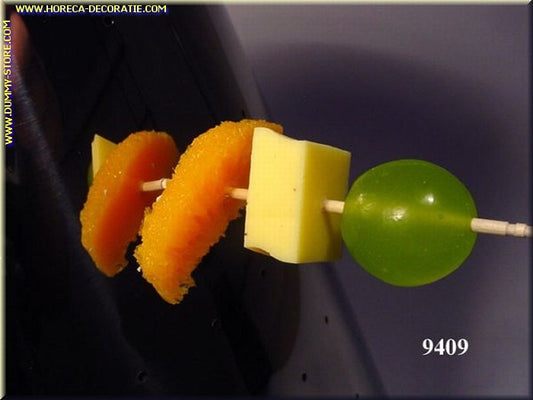 Spieß mit Traube/Mandarine - Imitation