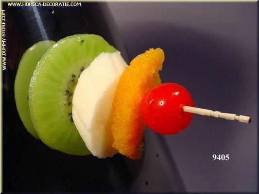 Skewer with various fruits - imitation