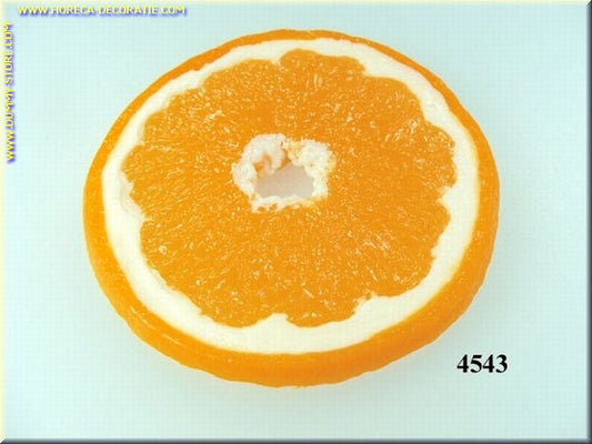 Orange slice with peel - dummy