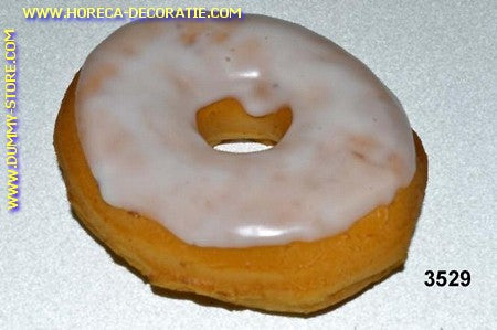 Donut weiß - Fake (9x3 cm) Schnuller