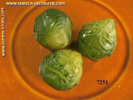 Rosenkohl, 3 Stück - Imitation