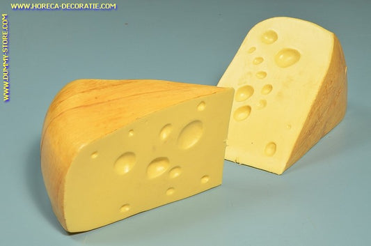 Käse, (Goudse) 2 Stück, Größe: 1/8 - 170 x 105 mm - Käse