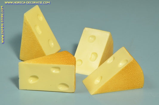 Käse aus der Faust - 90 x 60 mm Attrappe 4 Stück