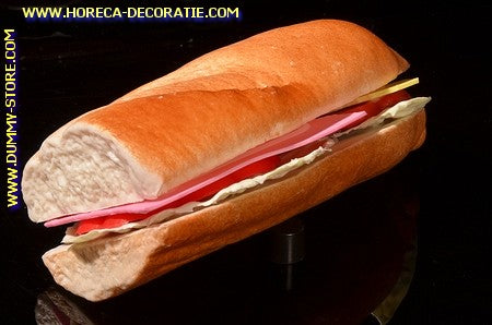 Baguette gefüllt - 185 x 90 mm - Brotattrappe
