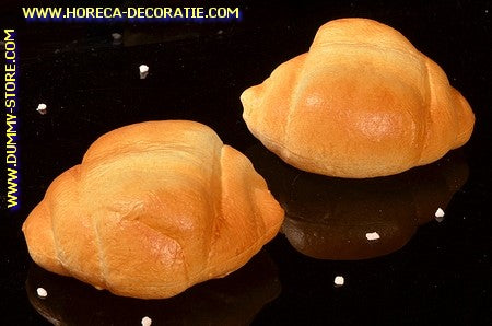 Brötchen, 2 Stück - 120 x 110 mm - Brotattrappe