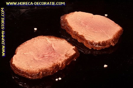 Roastbeef, 2 Scheiben - 130x100 mm - Attrappe