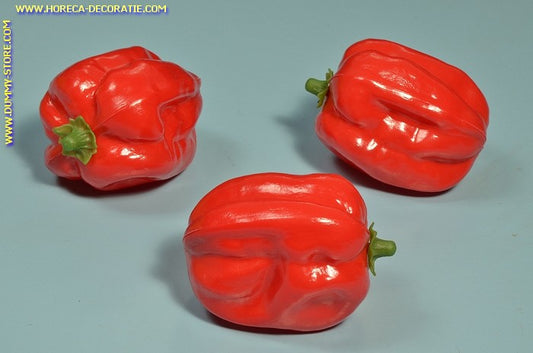 Paprika, rot, 3 Stück (Dummy)