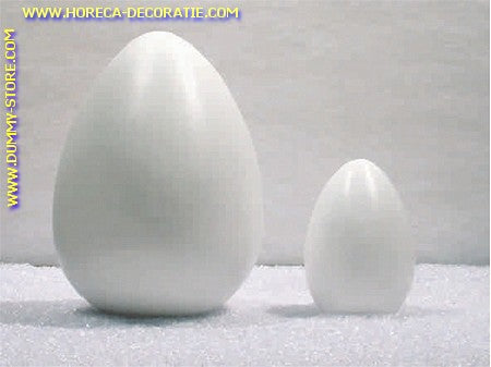 Deko-Ei, WEISS, Höhe: 30 cm - Attrappenimitat