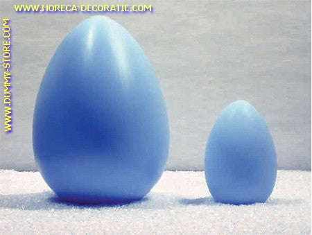 Deko-Ei, BLAU, Höhe: 17 cm, 12 Stück