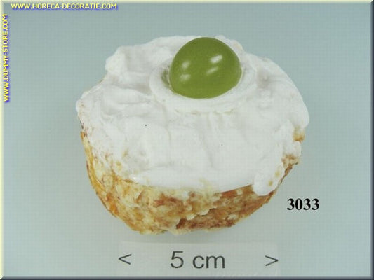 Runder Kuchen mit Traube - Dummy