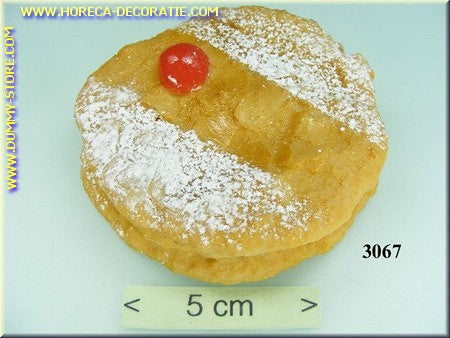 Apfelkuchen mit roter Kirsche – Dummy