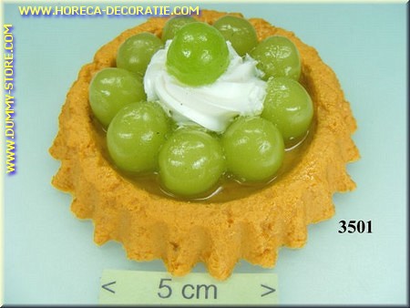 Kuchen, Weintrauben - Fake - Dummy