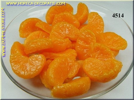 Mandarine, Segmente 24 Stück - Attrappe