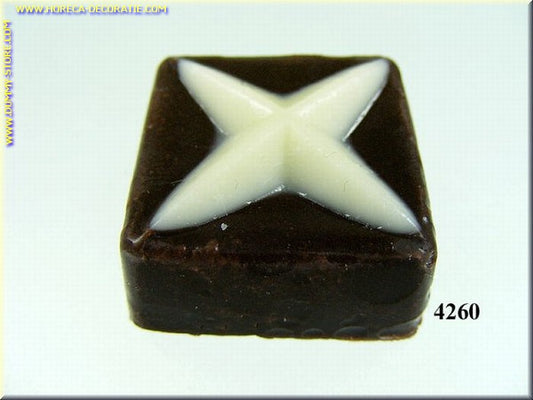 Praline, Stern, 3 Stück
