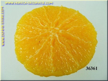 Orange slice without peel - fake