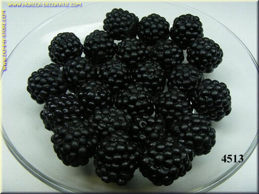 Brombeeren, groß, 24 Stück - Attrappe
