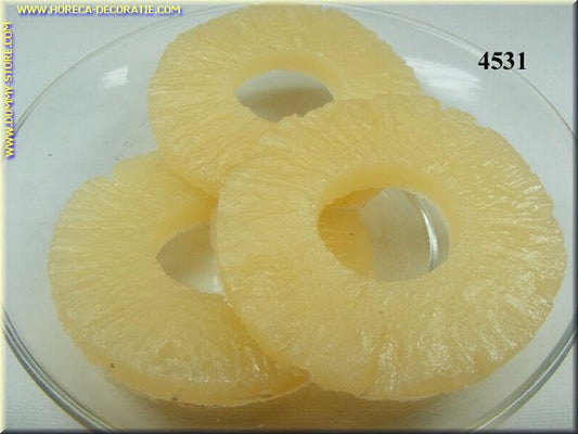 Pineapple slices, 3 pieces - imitation