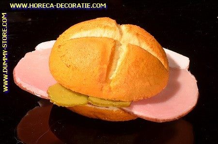 Schinkensandwich - Nachbildung 12x8x5 cm