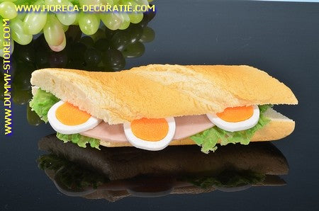 Schinkensandwich mit Beilage - Nachahmung