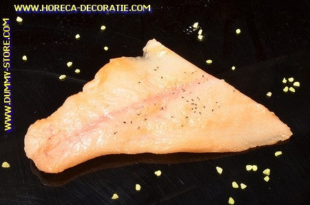 Barschfilet, 18x12,5x0,8 cm (Attrappe)