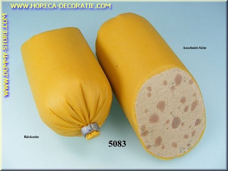 Liver sausage, coarse, end piece