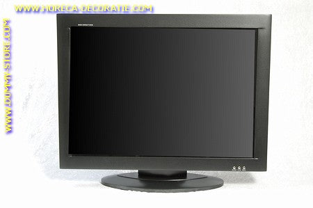 LCD-TV-Attrappe SCHWARZ - 25"