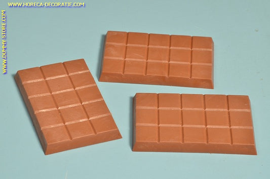 Schokoladentafel, Milch, 3 Stück - 7x10 cm