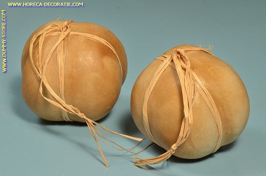 Caciocavallo, geräuchert, 2x (Italien) - Ø130 mm - Käseattrappe