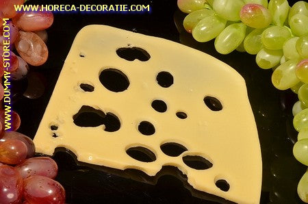 Emmentaler-Käsescheibe 16x14x0,5 cm - Fake - Attrappe - Imitation